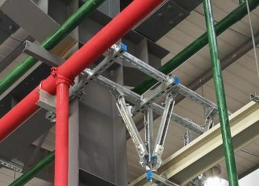 阿克陶该抗震支架的整体式支吊架结构协调性好